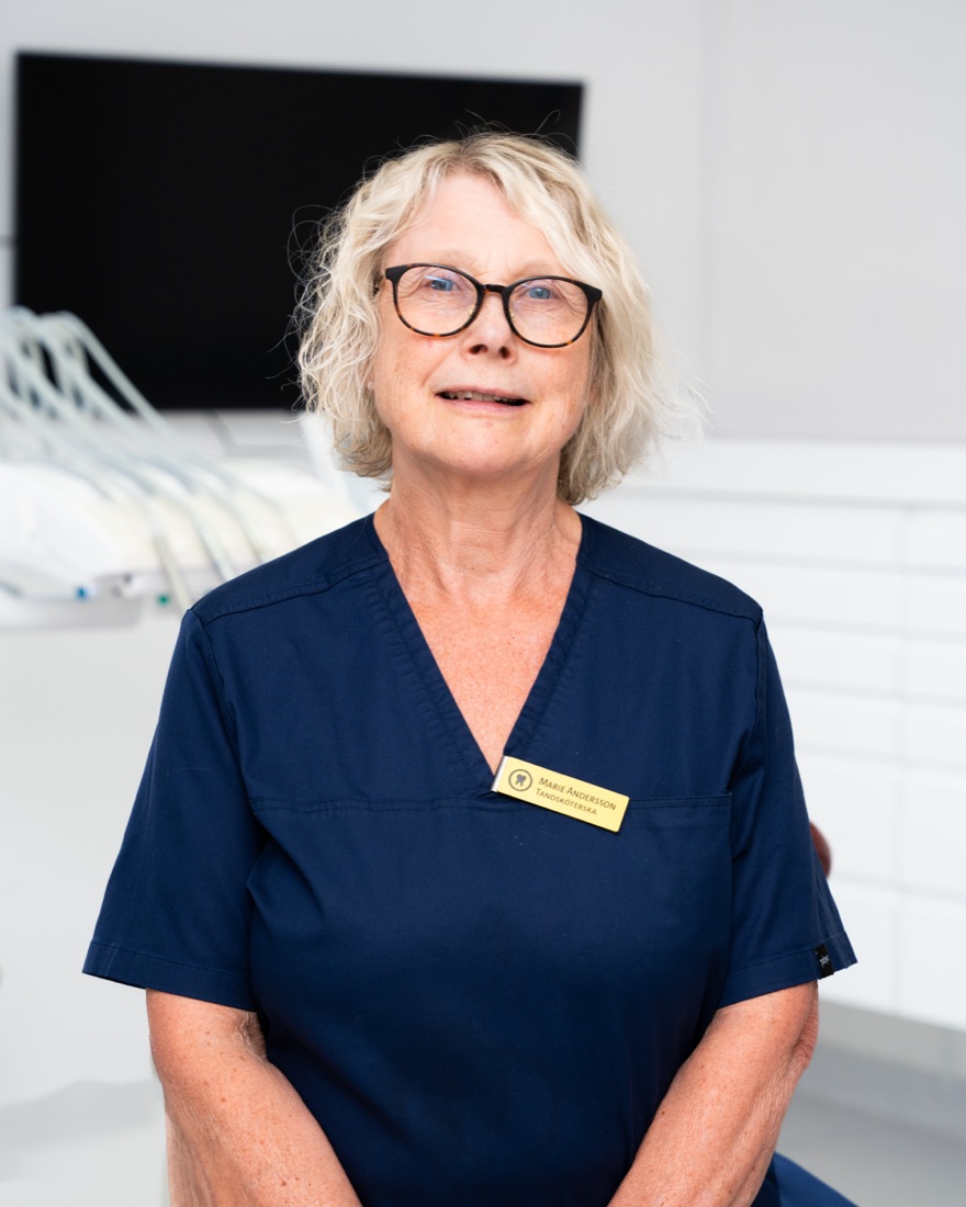 Marie, tandsköterska på Valdemarsviks Tandläkare